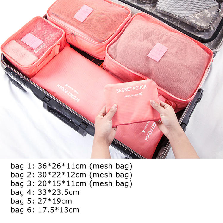 7 Set Packing Cubes Bag Product Details