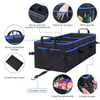 Multi Compartments Car Trunk Storage Organizer Collapsible Foldable Trunk Organizer Cooler Bag