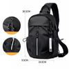 Fashion Crossbody Bag Men Waterproof Lightweight Sling Backpack Sling Shoulder Laptop Bag for Men And Women