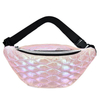 Holographic Fanny Pack Women Girls Waterproof Cute Waist Bag Shiny Pink Waist Bum Bag