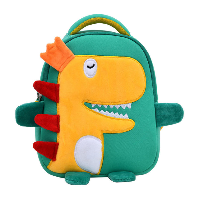 Custom Dinosaur School Backpack for Little Girls Boys Lightweight Preschool Toddle Backpack for Kids