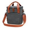 High Quality Waterproof Lining Insulated Lunch Bags Travel Lunch Box Tote Shoulder Cooler Bags For Adult