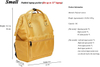 Durable Recycled PET Rucksack Roll Top Daypack Men Women Gray Flexible Backpack day-to-day Bag Water-repellant