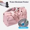 Custom 29L Sports Gym Duffle Bag with Wet Pocket And Shoes Compartment Water Resistant Overnight Weekender Duffel Bag