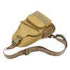 Crossbody Shoulder Bags Sling Bag for Men Outdoor Travel Hiking Daypack Casual Chest Backpack with USB Cable Yellow