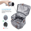 Leakproof Large Insulated Lunch Bags for Women Men Lunch Box Double Deck Soft Cooler Tote Bag