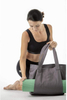 Wholesale Bag for Yoga Mat Cotton Canvas Eco Friendly Yoga Mat Bags for Women
