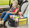 Portable Foldable Car Organizer Storage Bag SUV Trunk Organiser Truck Backseat Storage Container with Front Cooler Pocket