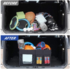 Extra Large Backseat Car Organizer with Mesh Pockets Foldable Car Organizer Trunk for Storage