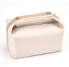 New Women Travel Make Up Kit Pouch Cosmetic Bag Wholesale Custom Cotton Canvas Toiletry Organizer Makeup Bag for Toiletries