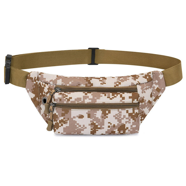 Unisex Camouflage Color Custom Logo Waist Tool Bag 0utdoor Crossbody Fanny Pack Chest Bags For Men And Women