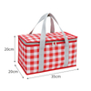 Plaid Thermal Cooler Bags Insulated Lunch Bag For Picnic With Handbag Design