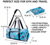 Wholesale Full Printed Women Over Night Weekender Gym Bags Sublimation Duffle Bags Blank Overnight Duffel Bag Travel