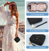 Waterproof Sanitary Napkin Storage Bag Feminine Period Pouch Bag Cosmetic With Two Compartments