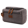 China Manufacturer Eco Friendly Canvas Cosmetic Makeup Bag Mens Customized Toiletry Bag Large Capacity Wholesale