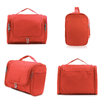 Orange Foldable Hanging Toiletry Bags Makeup Storage Organizer Make Up Holder Cosmetic Bag With Hook In Travel