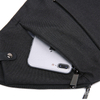 Outdoor Sport Running Durable Custom Logo Black Fanny Pack Crossbody Waist Bag Single Shoulder Chest Bags For Men