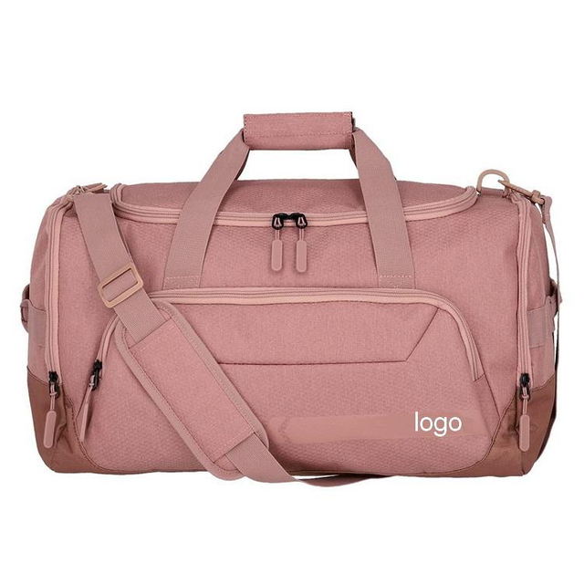 Large Space Customized Outdoor Sport Duffle Bag Hand Carry Lady Man Travel Sport Gym Bag with Shoe Compartment
