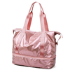 New Arrival Shine Waterproof Ladies Tote Bags Travel Portable Two Layers Utility Multi-functional Large Tote Bag