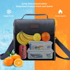 Heavy Wax Canvas Thermal Insulated Cooler Lunch Bag With Shoulder Strap