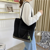 Stylish Canvas Tote Bag with An External Pocket Daily Essentials Branded Inspired Cotton Bags with Custom Printed Logo