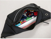 Custom Waterproof Zipper PU Leather Mens Waist Bag Custom Logo Fanny Pack for Sport Jogging Running Wholesale