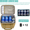Leakproof Tote Insulated Cooler Lunch Bag with Pocket Wholesale Thermal Food Delivery Bags for Picnic