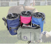 Easily carry pet training waist food holder clip on dog treat pouch washable with poop bags dispenser