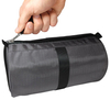 Round Shape Water Resistant Nylon Toiletry Bag Portable Men Dopp Kit Organizer Shaving Bag for Travel Accessories
