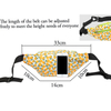 Wholesale Customized Printing Running Fanny Pack Cotton Canvas Waist Bag For Women