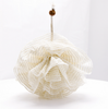 Organic Cotton Baby Bath Ball Home Spa Weave Loofah Shower Sponge Pouf Mesh Brush Cotton Mesh Bath Ball