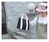 Customize Brand Promotion Gift Leisure Shoulder Canvas Tote Handbag Solid Color Blank Fashion Women Handbags Canvas Cheap Wholesale