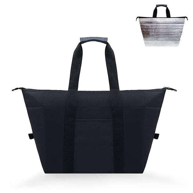 Wholesale Large Capacity Thermal Insulated Shopping Tote Bag Customized Waterproof Cooler Bag