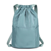 Custom Logo Drawstring Backpack Water Resistant Drawstring Bag for Gym Shopping Sport Yoga