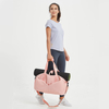 Gym Duffel Bag With Wet Pocket Shoes Compartment Portable Overnight Weekender Bag For Women Outgoing And Touring