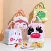 Wholesale Lunch Bag Aluminum Thermal Lunch Cooler Bags for School Kids with Tiger Printing Logo