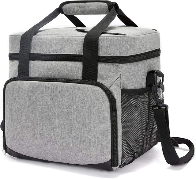 BSCI Factory Portable Shoulder Large Capacity Multi-function Lunch Thermal Insulated Cooler Bag