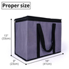 Large Capacity Outdoor Picnic Custom Aluminum Foil Food Delivery Box Thermal Tote Cooler Bag Insulated Bags