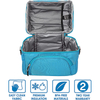 BSCI Factory Multi-layer Large Thermal Insulated Lunch Bag Portable Shoulder Refrigerated Cooler Bag