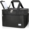 Foldable Freezer Heat Leak Proof 40 Can Soft Side Cooler Portable Lunch Large Tote Bag