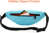 Custom Fashion Laser Portable Working Travel Festival Event Men Women Fanny Hip Pack Waist Bag Belt