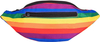 2022 Promotion Custom Logo Oem Waterproof Women Girls Waist Bags Rainbow Fanny Pack With Extension Belt