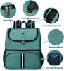 Pet Carrier Backpack for All Pet Travel Supplies Pet Travel Backpack with 2 Silicone Collapsible Bowls And 2 Food Baskets
