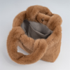 Cute Fluffy Tote Bag for Women Girls Ladies Winter Portable Handbag Faux Fur Fuzzy Tote Bag Handbag