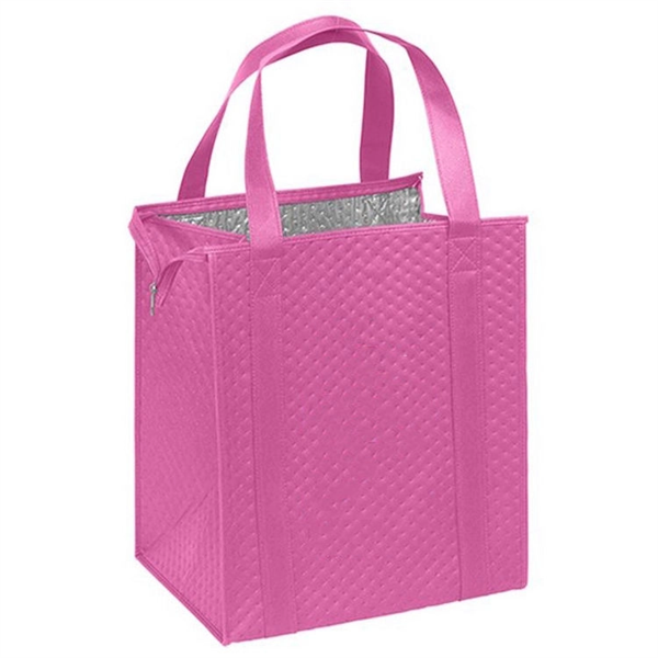 Non-Woven Thermal Large Ice Cooler Lunch Bag for Daily Use Insulated Aluminum Foil PP Soft Lunch Picnic Fold Able Cooler Bags