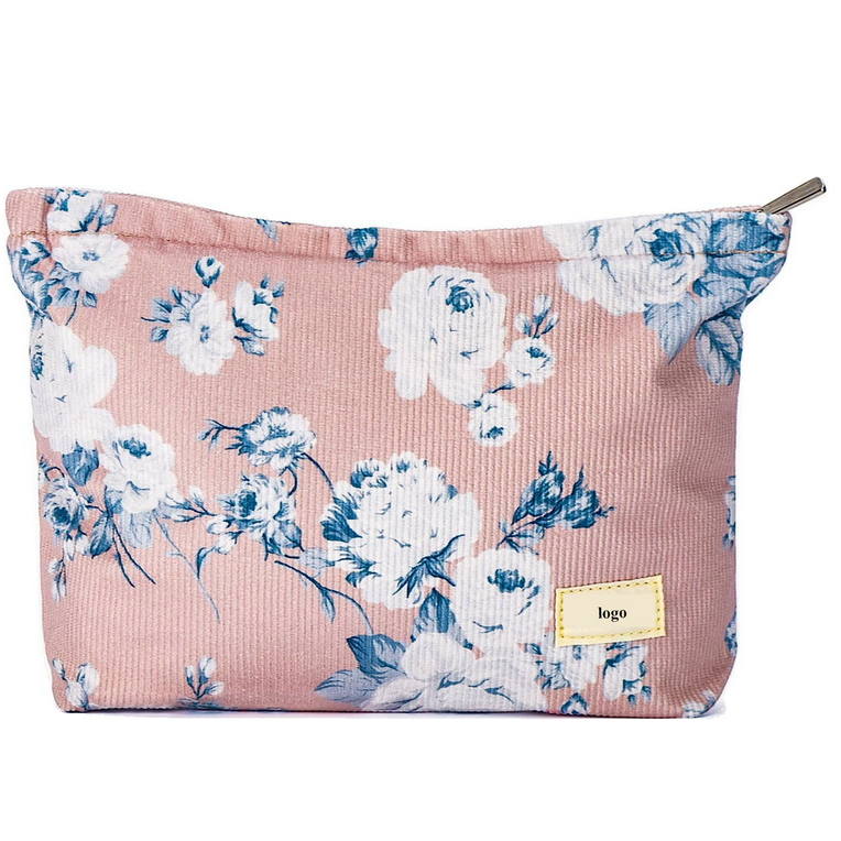 WellPromotion Canvas Cosmetic Pouch