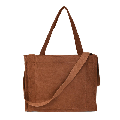 Vintage Casual Corduroy Tote Bag Women's Hobo Crossbody Purse for Travel Shoulder Handbag Eco Bag