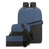 Wholesale Customized Large-Capacity Waterproof USB Laptop Backpack Sets for Business Travel