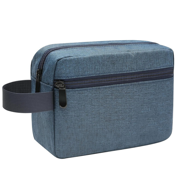 Promotion Simple Mens Toiletry Bag Waterproof Custom Logo Wholesale Factory Price Travel Toiletry Cosmetic Bag