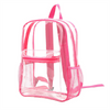 Hot Sale Factory ODM Cheap Large Capacity Lightweight Backpack Fashion Clear PVC Waterproof Outdoor Travel Bag for Student